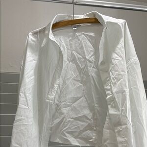 NWT Guess Bow Shirt Button Down L